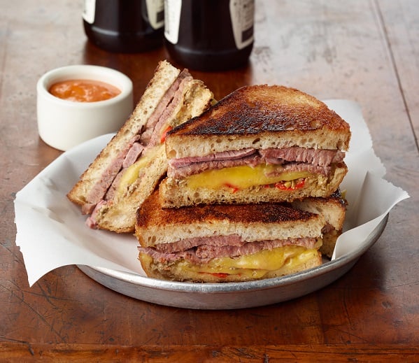 Aussie lamb grilled cheese