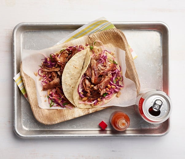 Aussie Lamb Carnitas with Habanero Cabbage and Roasted Peanuts